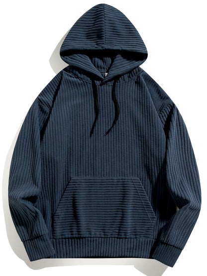 ALVARDE Relax Fit Corduroy Hoodie
