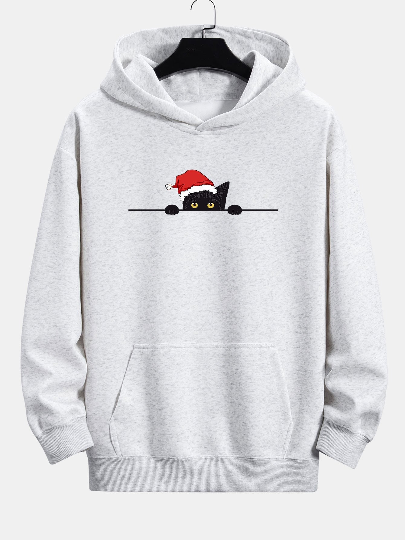 ALVARDE Christmas Black Cat Hoodie