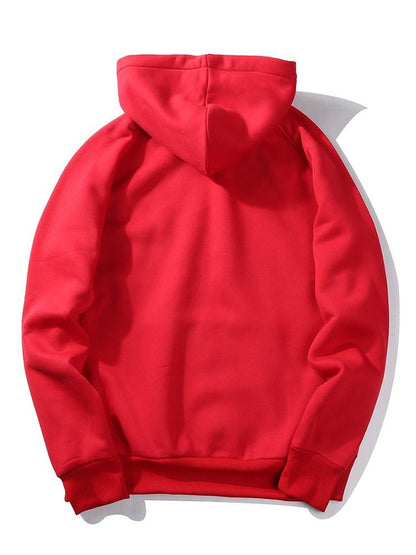 ALVARDE Christmas Bear Print Hoodie