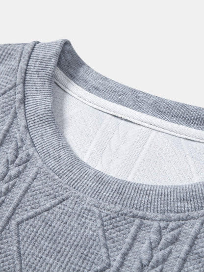 ALVARDE Fit Geometric Sweatshirt