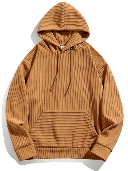 ALVARDE Relax Fit Corduroy Hoodie