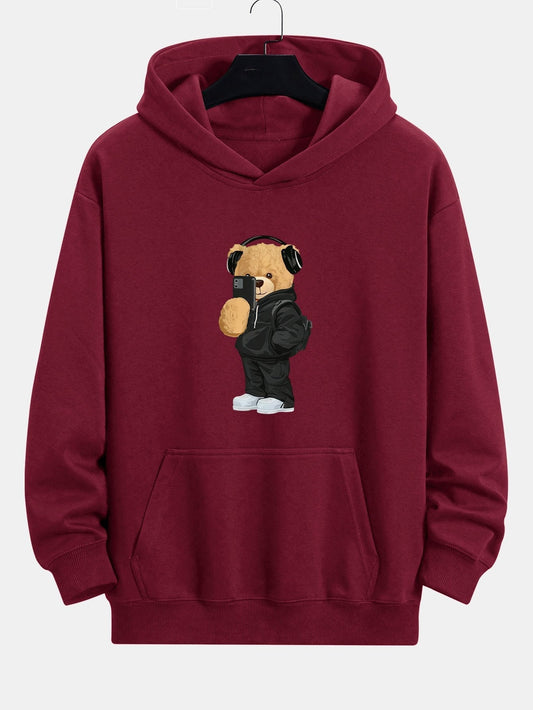 ALVARDE Bear Taking Hoodie