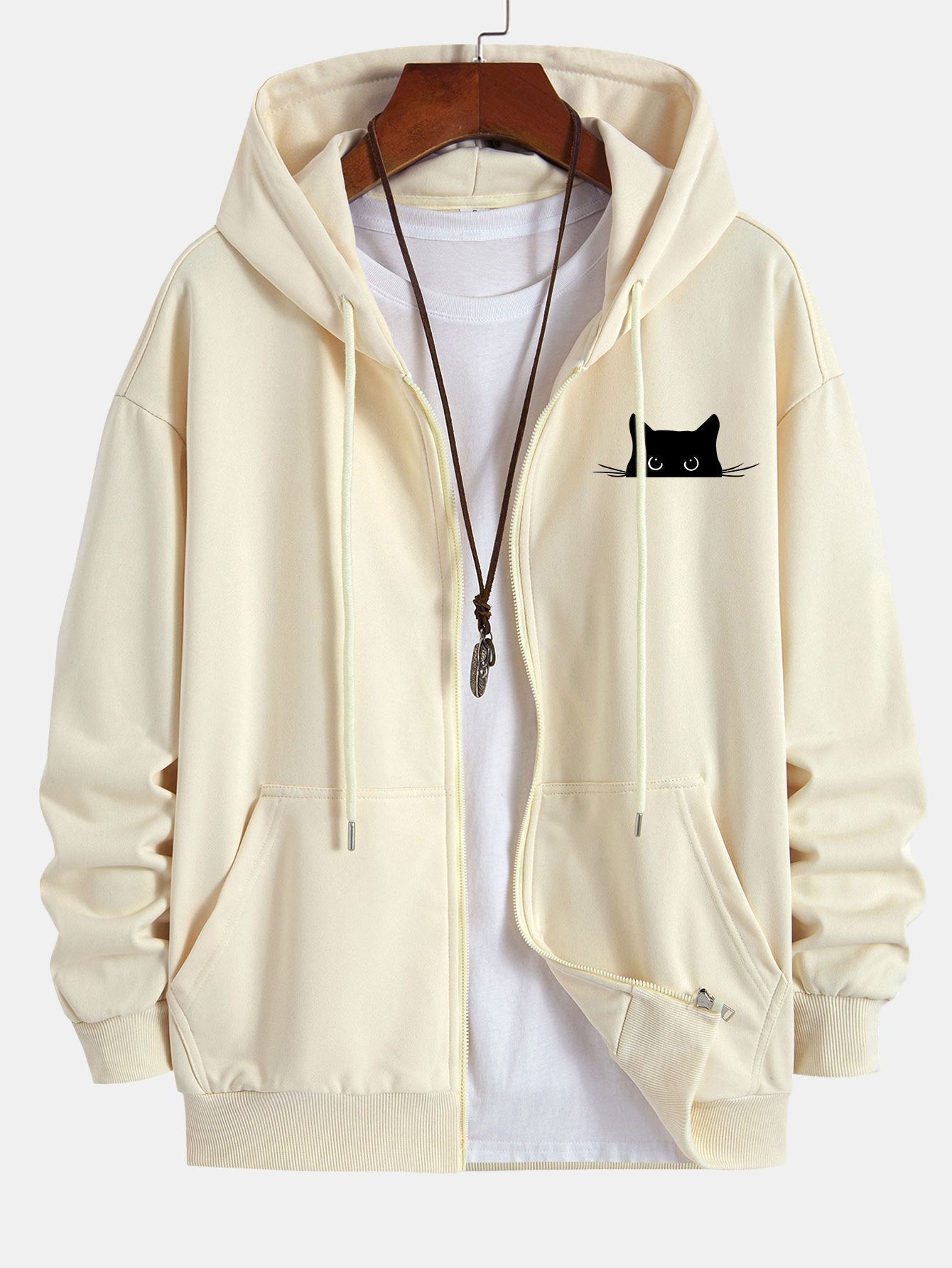 ALVARDE Black Cat Hoodie