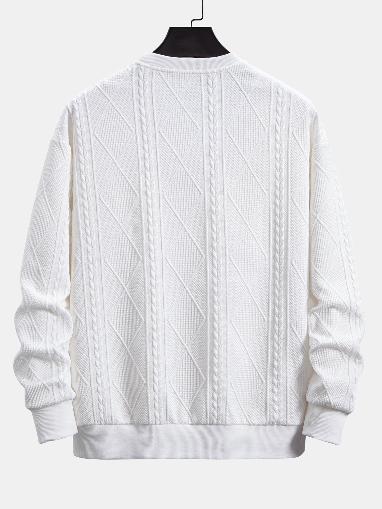 ALVARDE Fit Geometric Sweatshirt