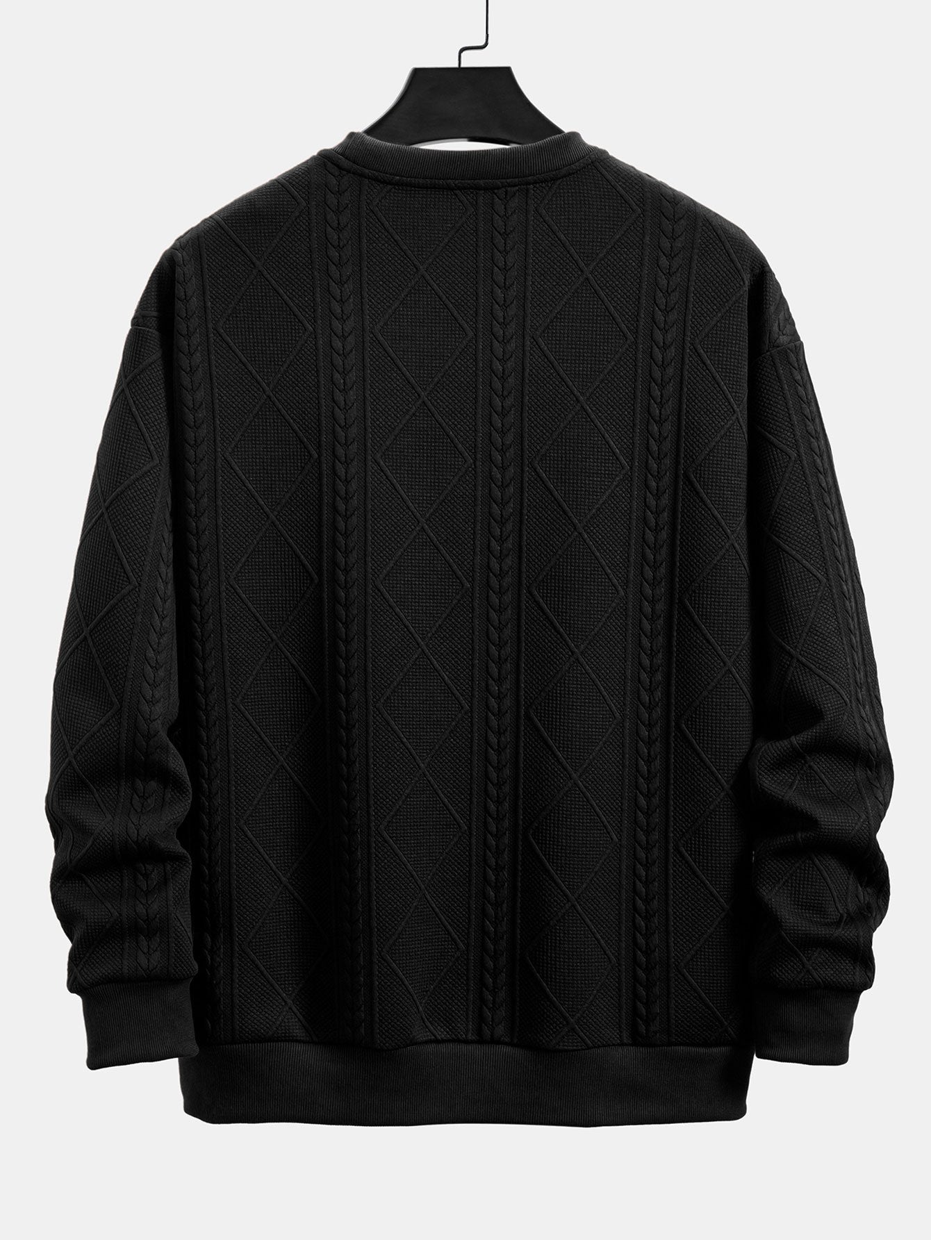 ALVARDE Fit Geometric Sweatshirt
