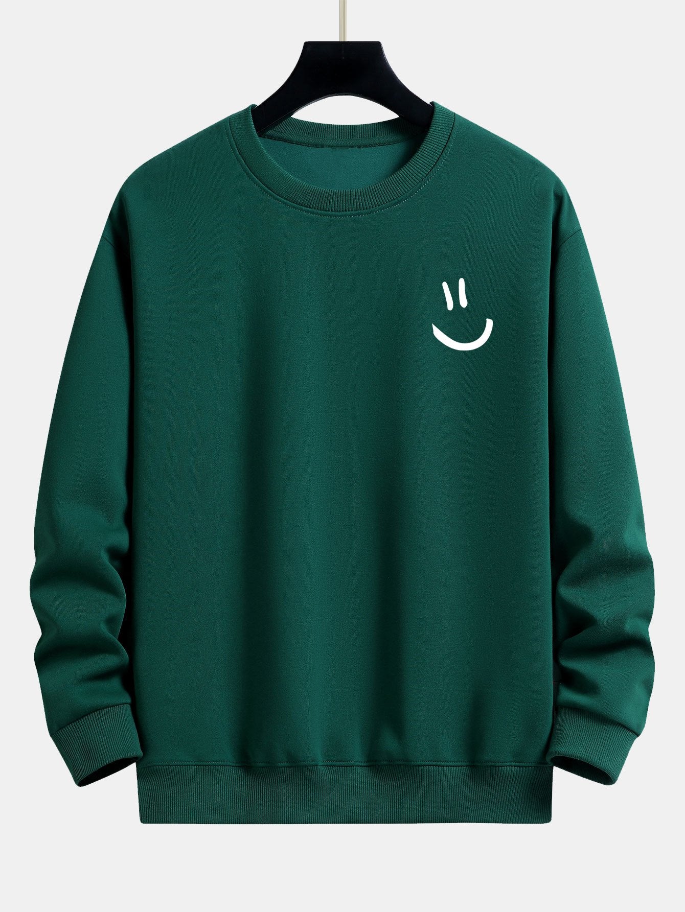 ALVARDE Smiley Face Sweatshirt