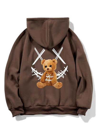 ALVARDE Smiley Bear Hoodie