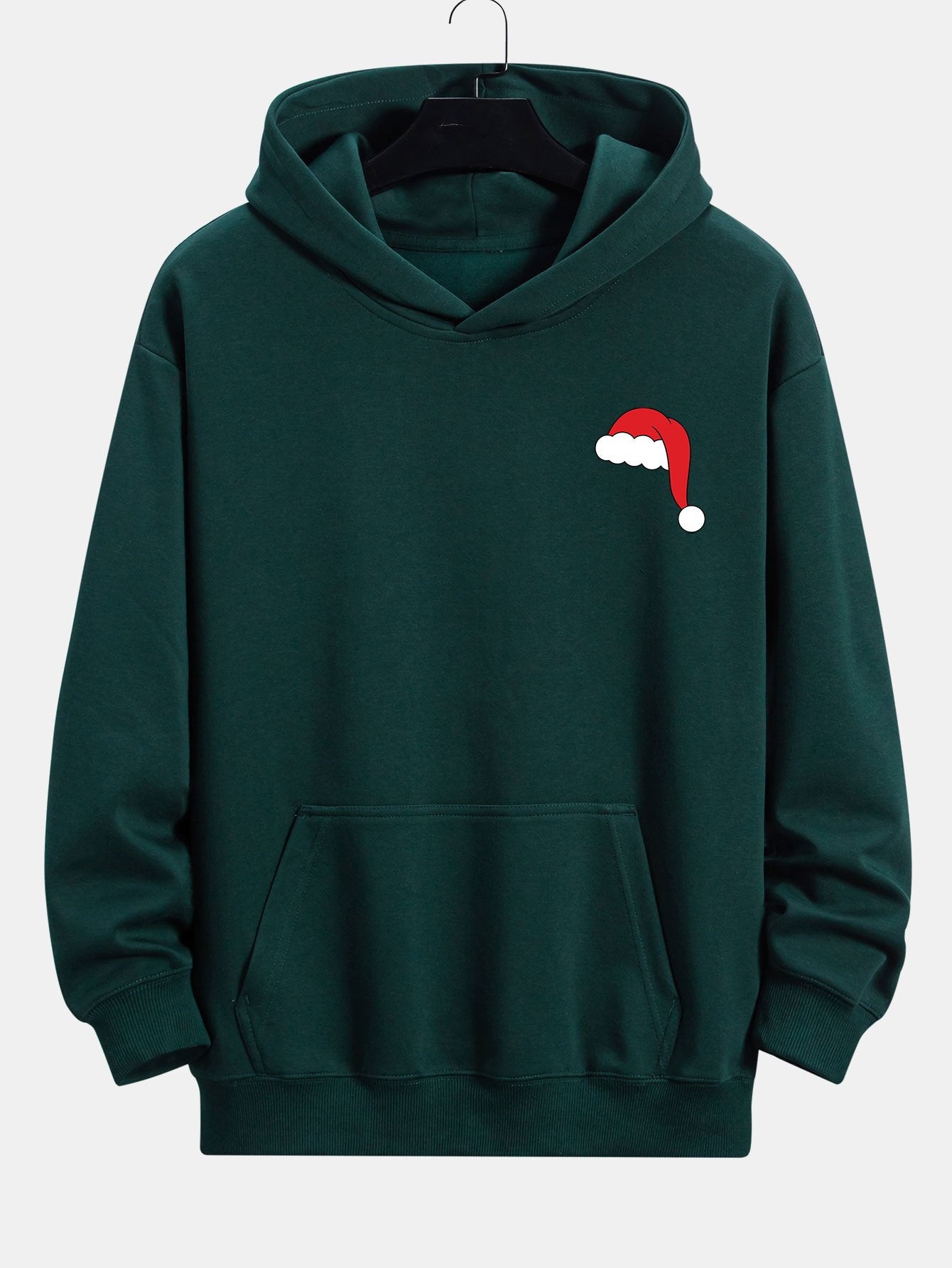 ALVARDE Santa Hat Staring Hoodie