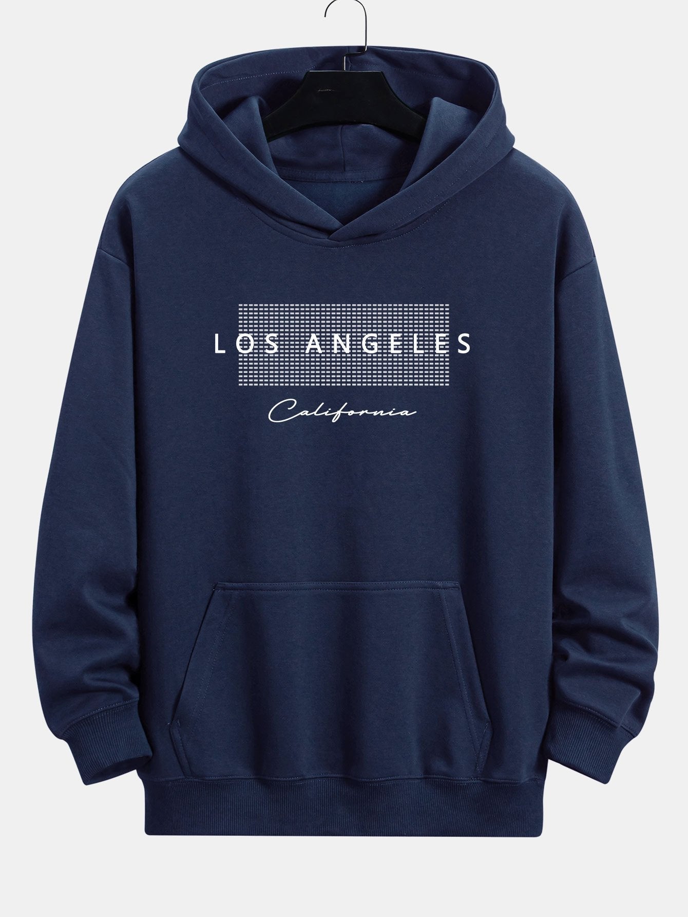 ALVARDE Los Angeles Checkered Hoodie