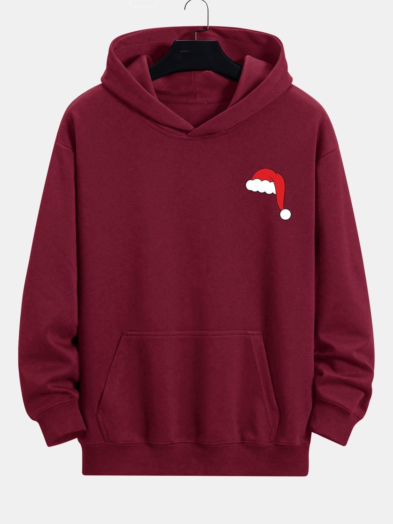 ALVARDE Santa Hat Staring Hoodie