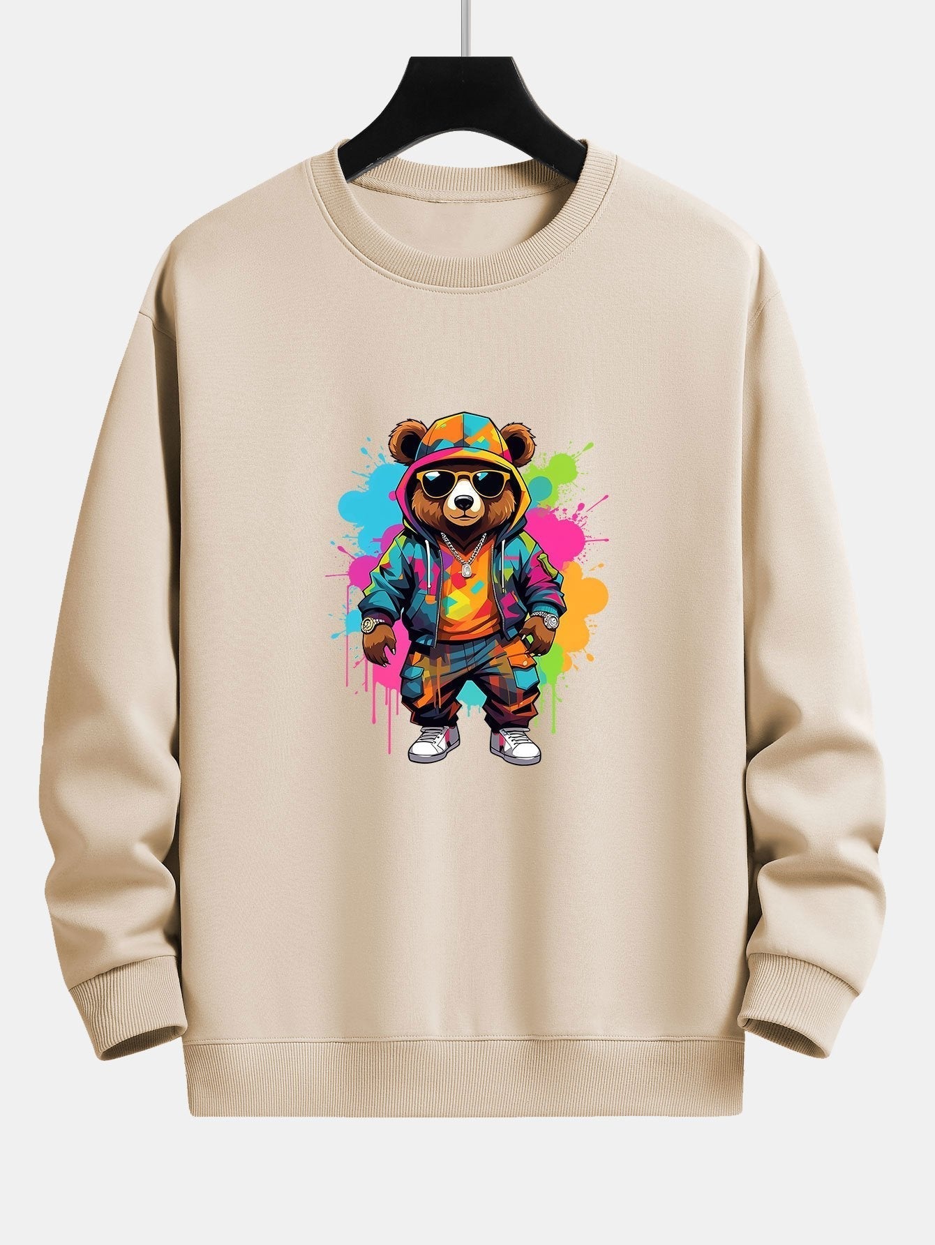 ALVARDE Splash Bear Sweatshirt