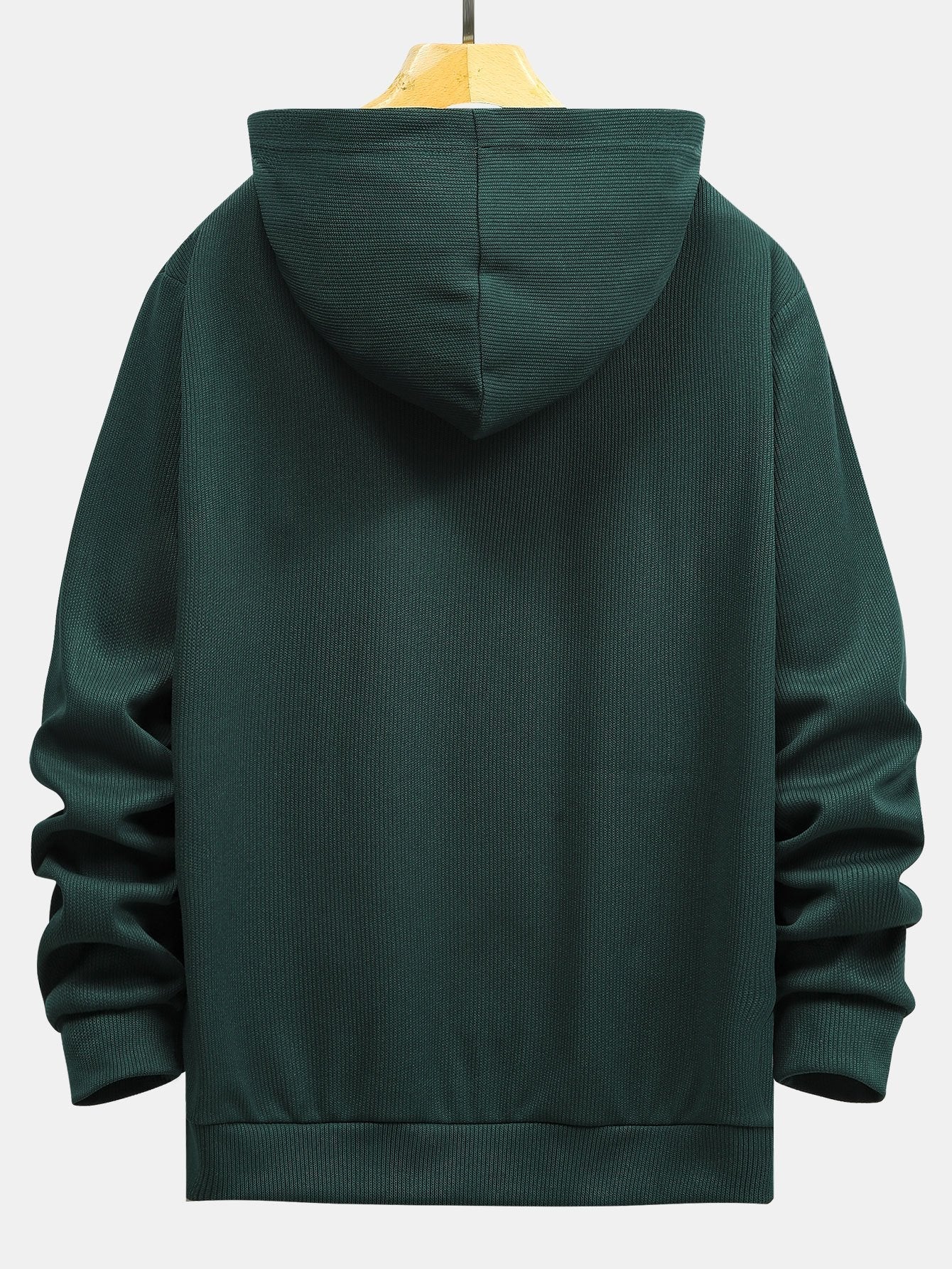 ALVARDE Basic Ribbed Hoodie