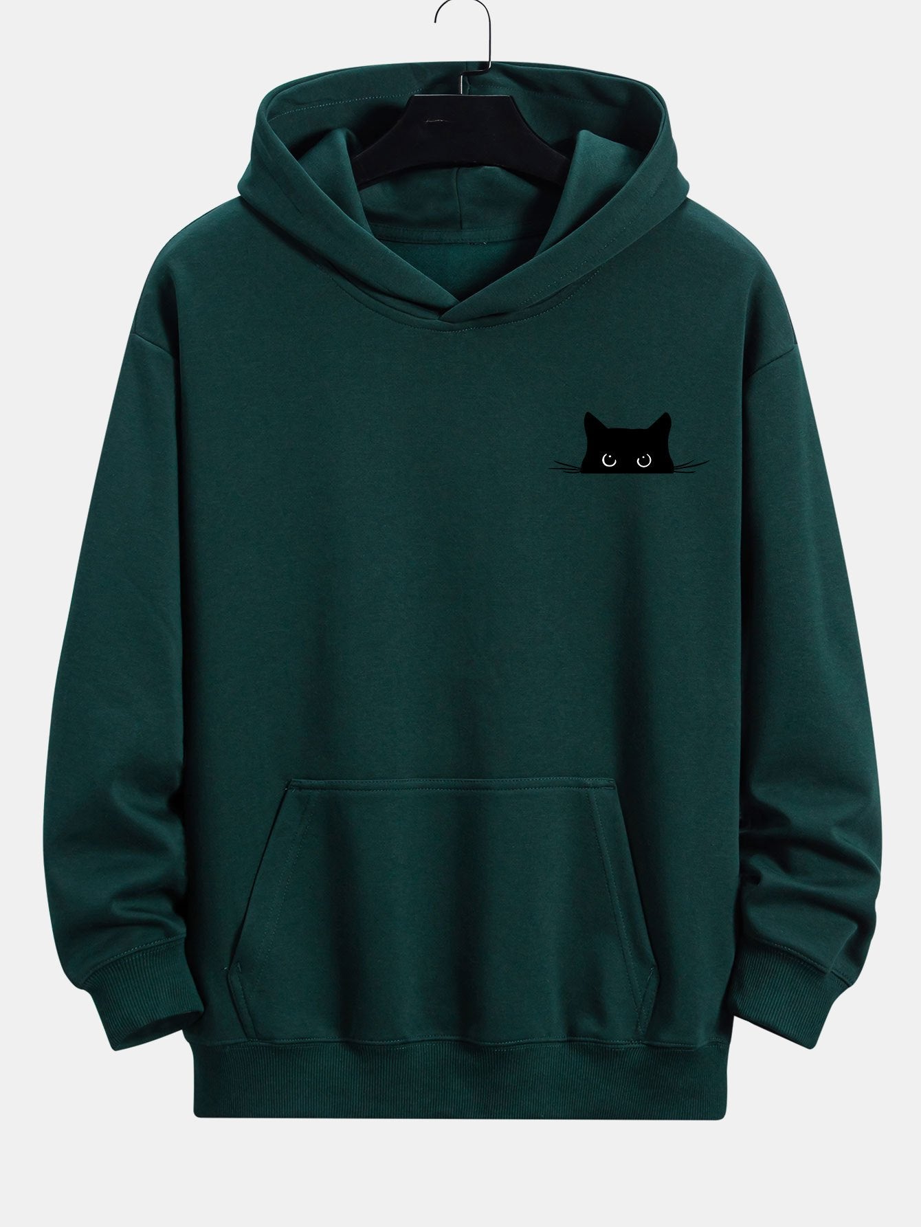 ALVARDE Black Cat Fit Hoodie