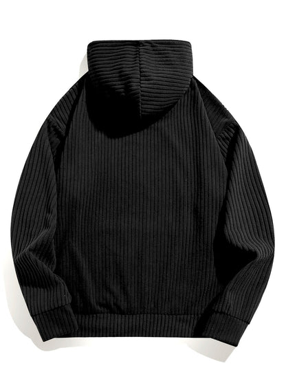 ALVARDE Relax Fit Corduroy Hoodie