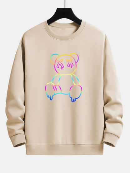 ALVARDE Gradient Bear Sweatshirt