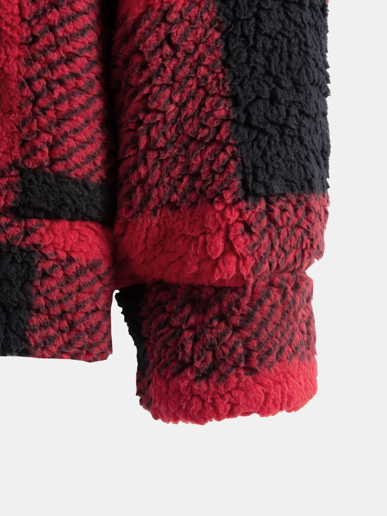 ALVARDE Plaid Pattern Hoodie