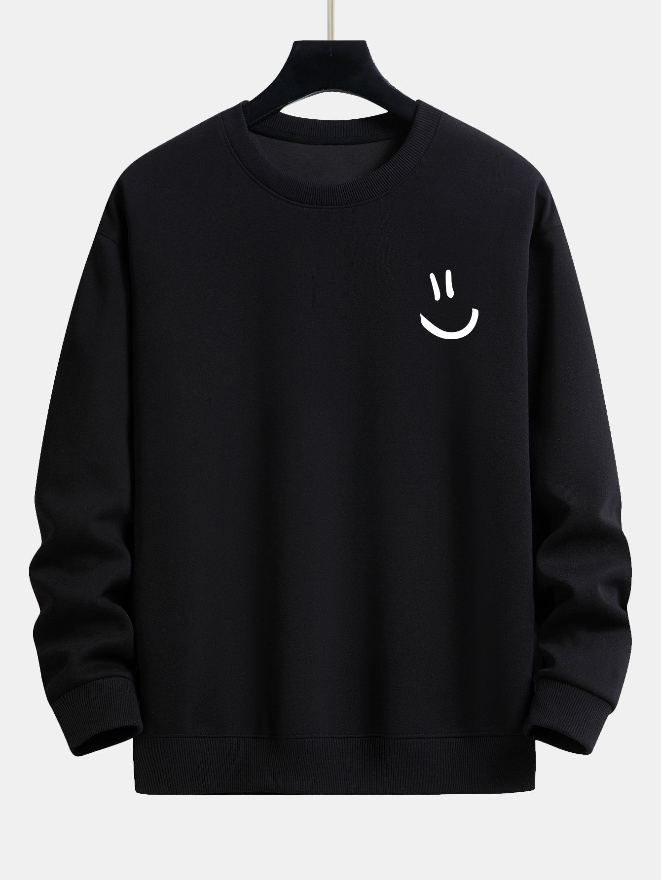 ALVARDE Smiley Face Sweatshirt
