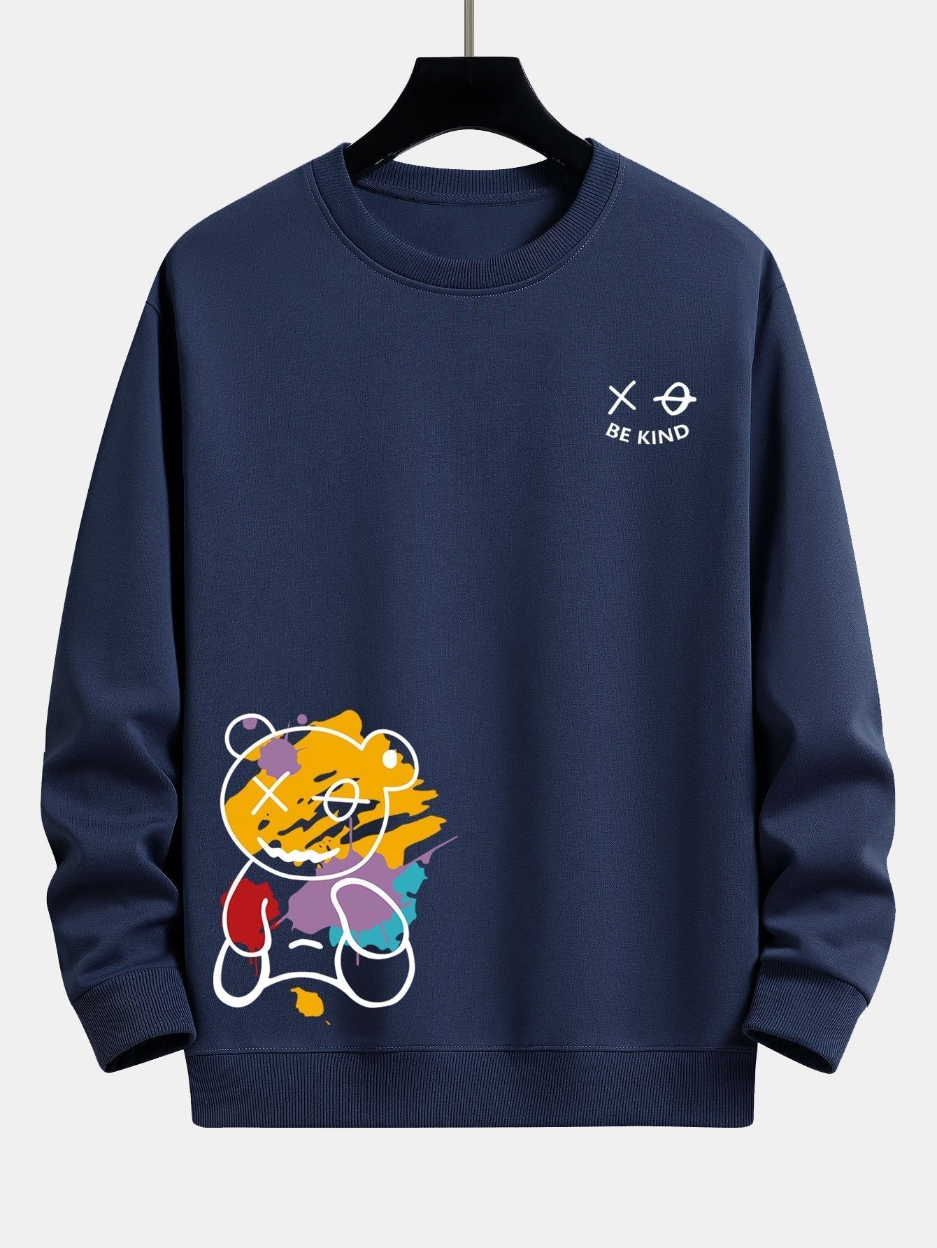 ALVARDE Graffiti Bear Sweatshirt