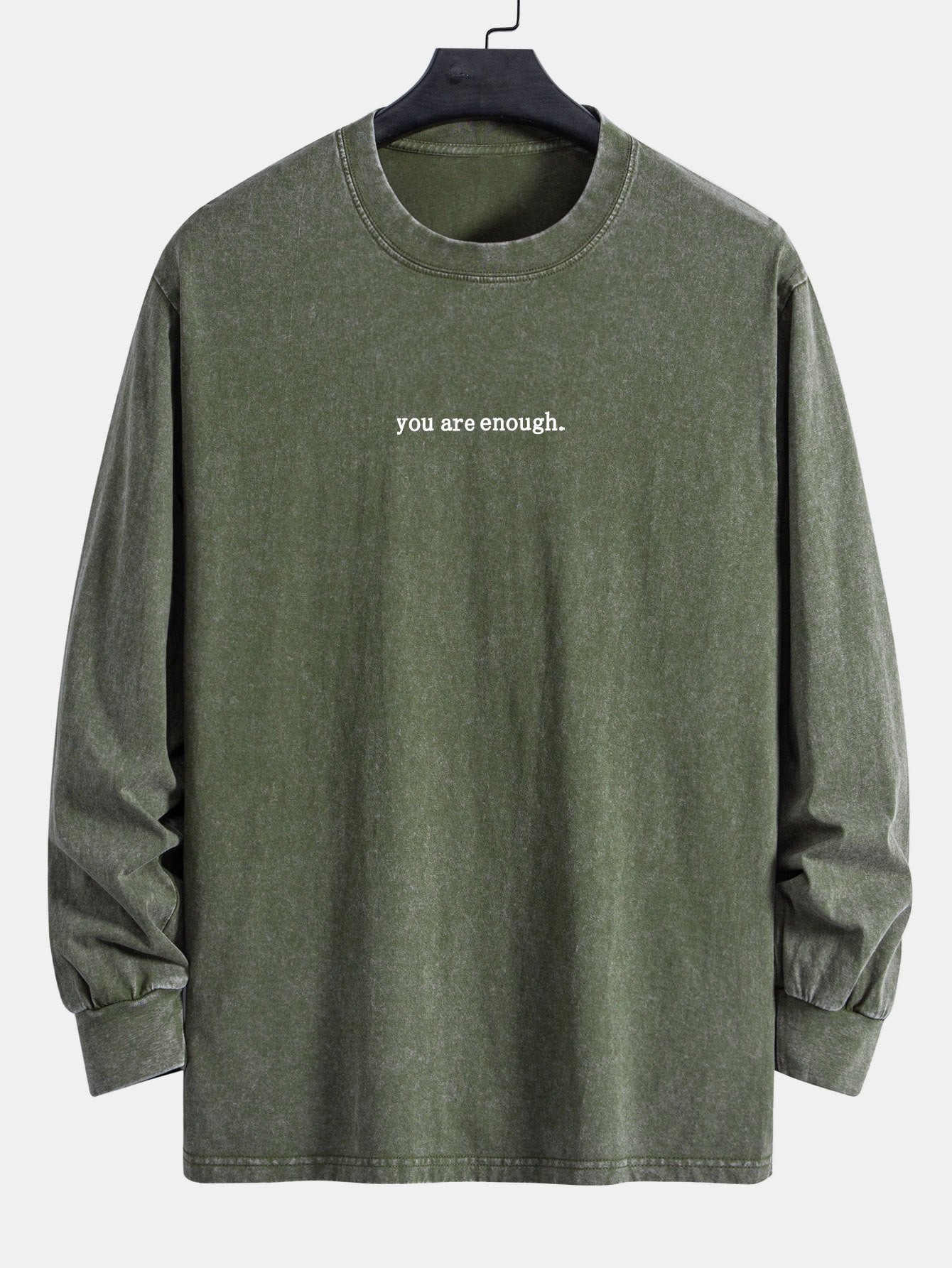 ALVARDE Slogan Print Sweatshirt