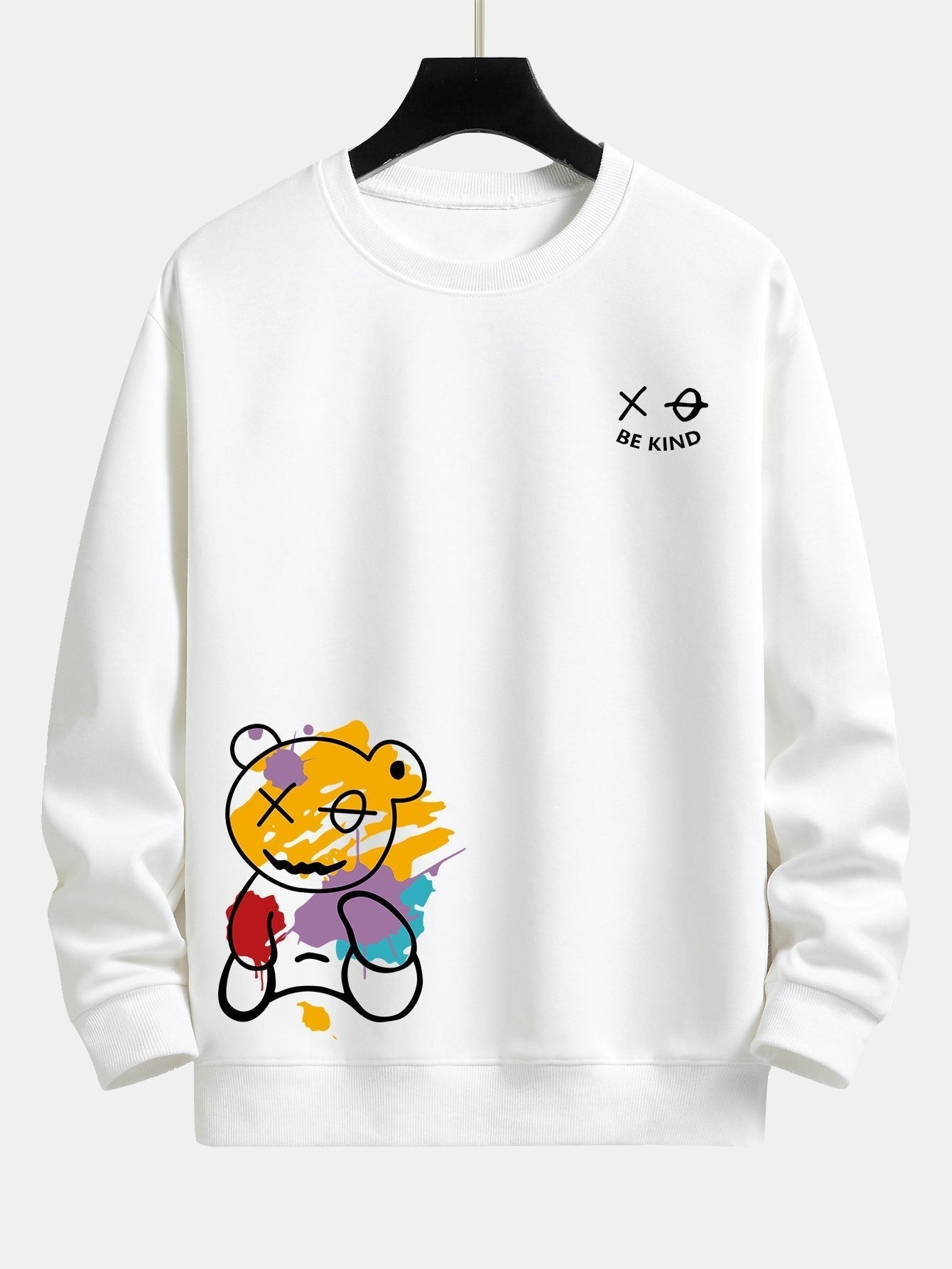 ALVARDE Graffiti Bear Sweatshirt
