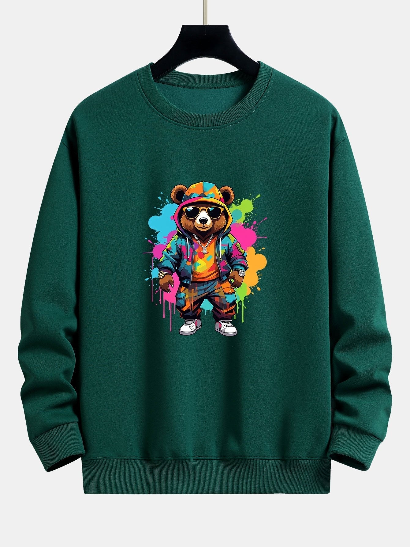 ALVARDE Splash Bear Sweatshirt