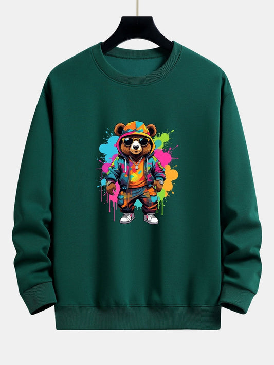 ALVARDE Splash Bear Sweatshirt