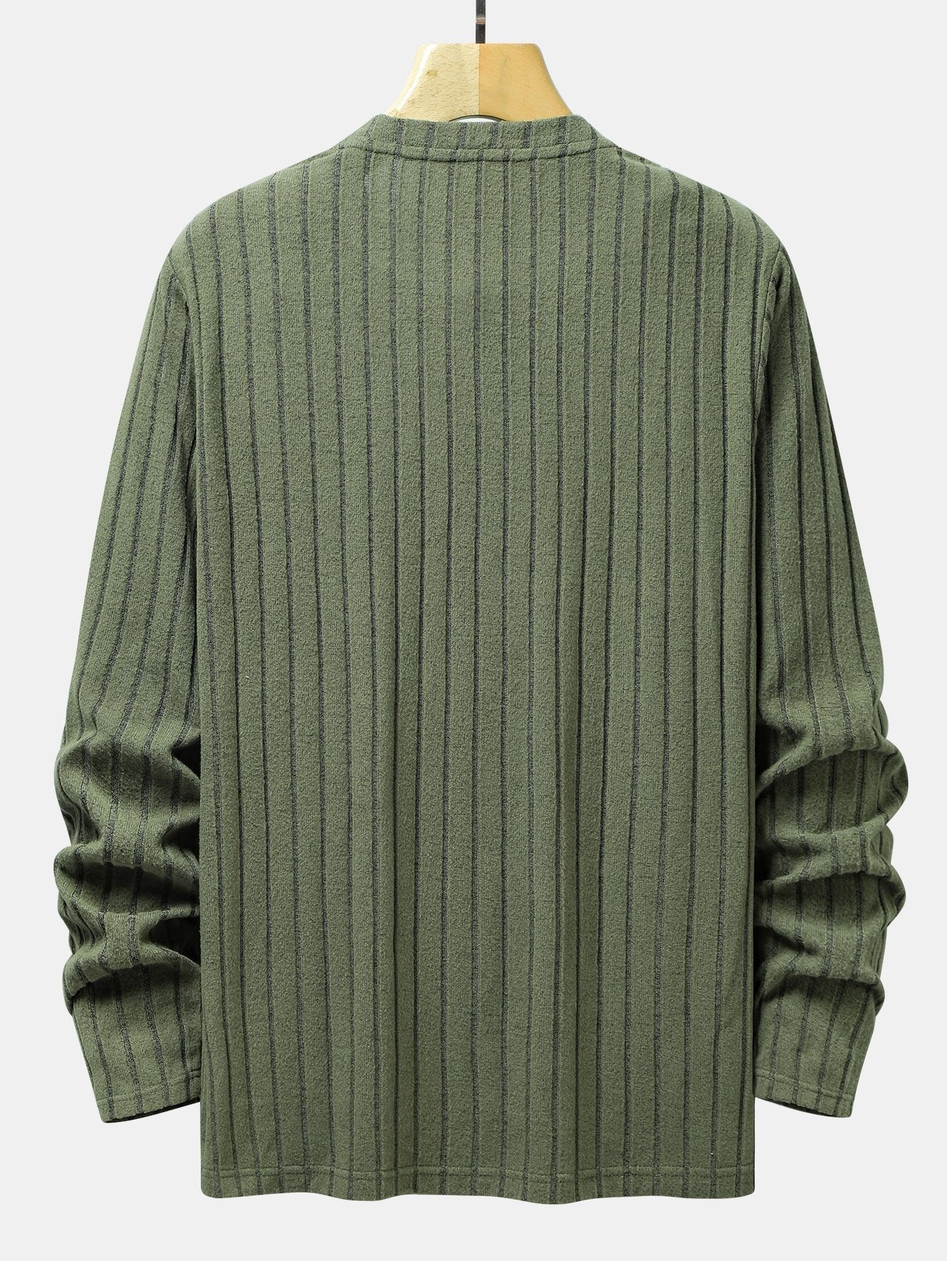 ALVARDE Knit Ribbed Sweatshirt
