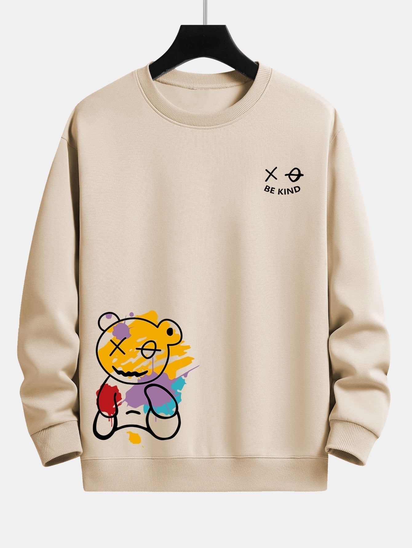 ALVARDE Graffiti Bear Sweatshirt