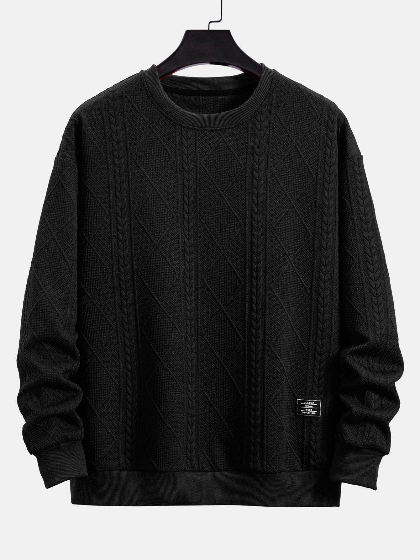 ALVARDE Fit Geometric Sweatshirt
