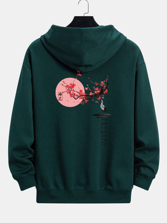 ALVARDE Ay Baskılı Hoodie