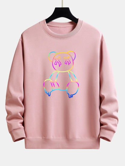 ALVARDE Gradient Bear Sweatshirt