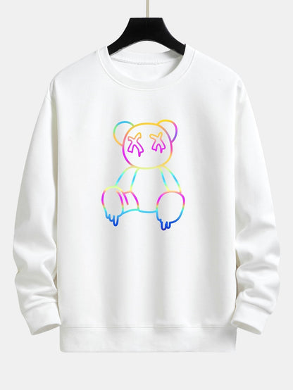 ALVARDE Gradient Bear Sweatshirt