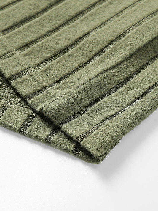 ALVARDE Knit Ribbed Sweatshirt