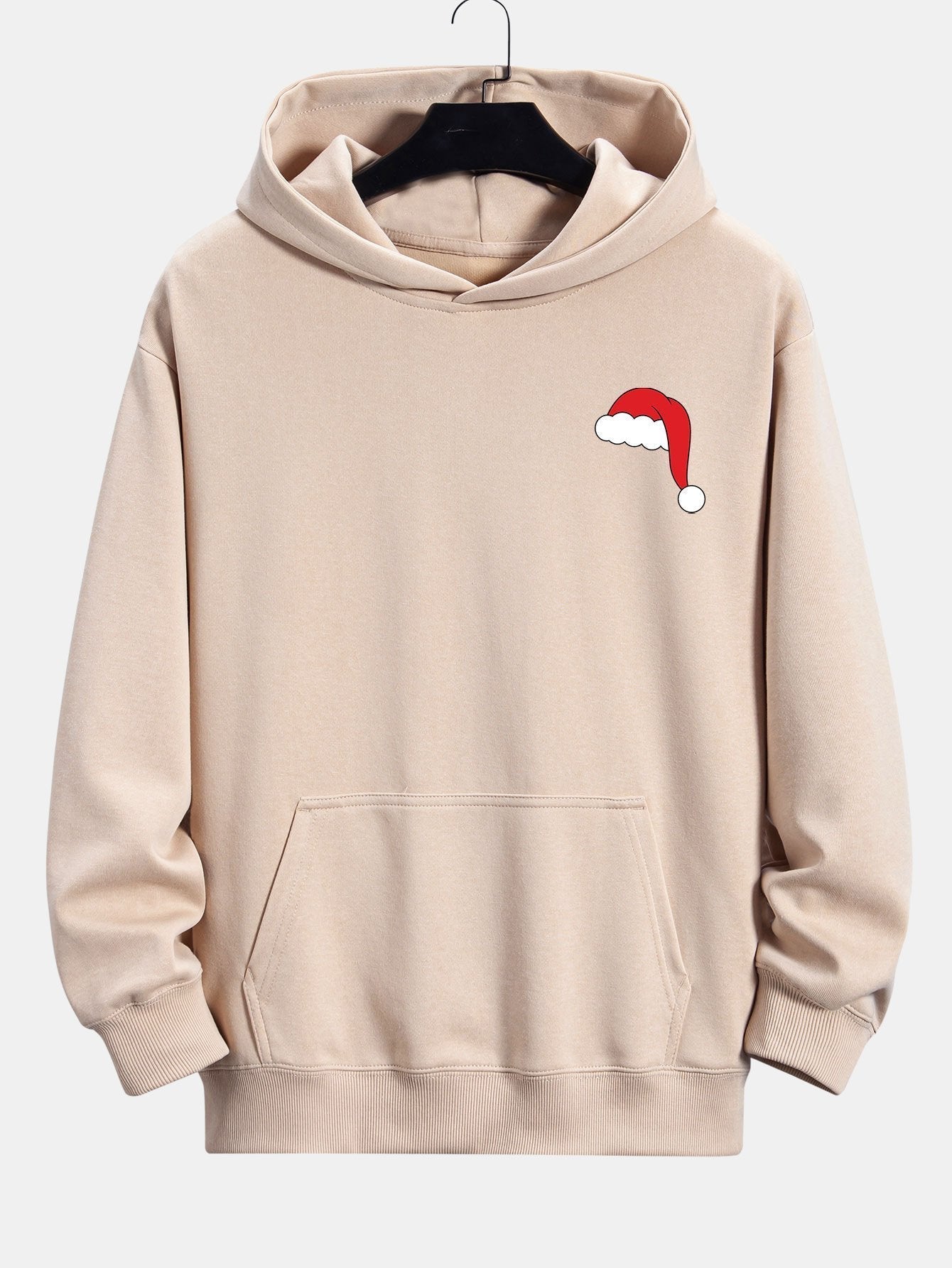 ALVARDE Santa Hat Staring Hoodie