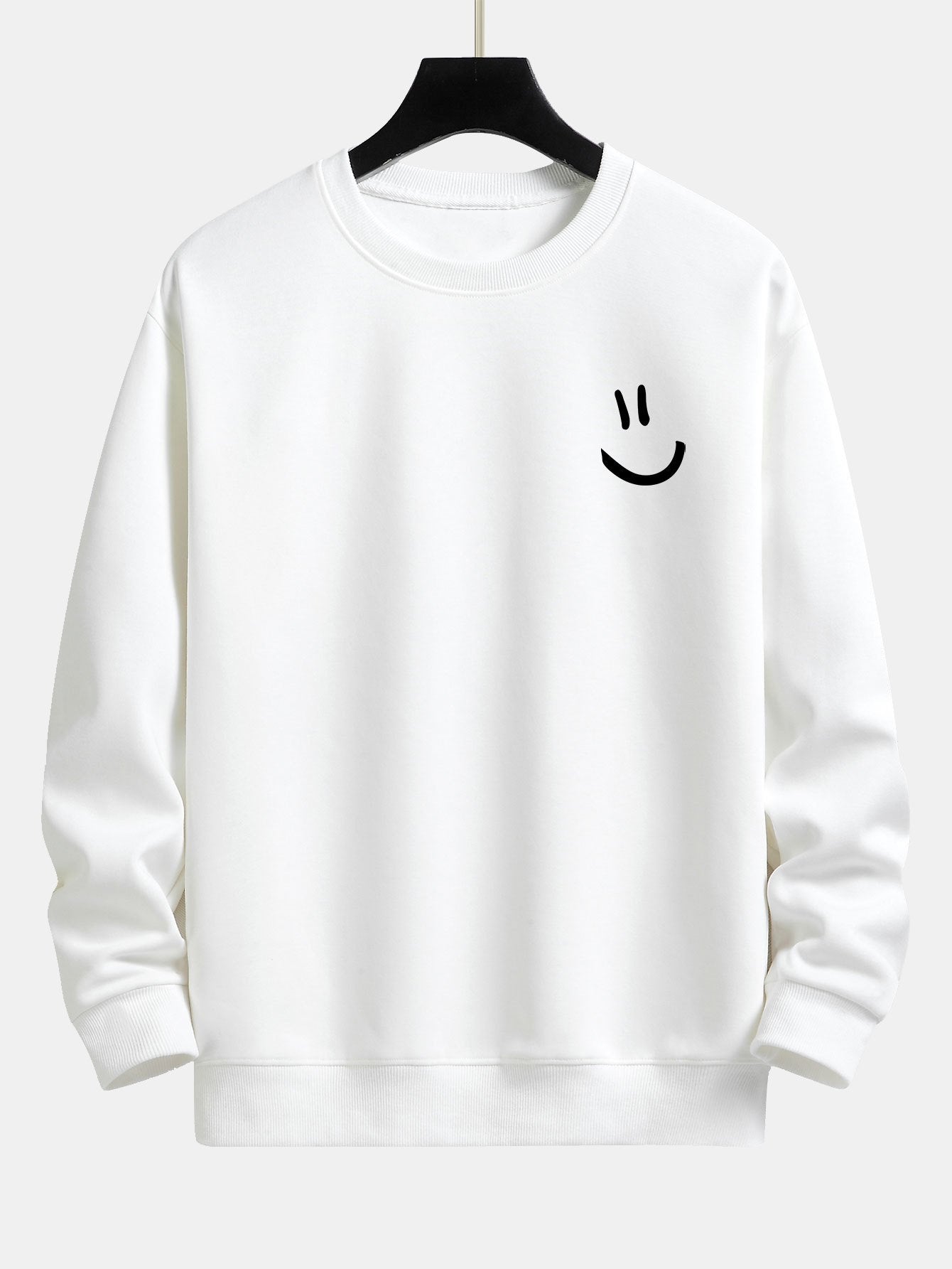 ALVARDE Smiley Face Sweatshirt