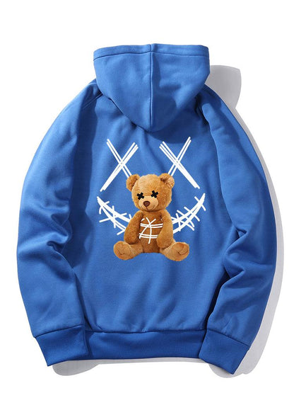 ALVARDE Smiley Bear Hoodie