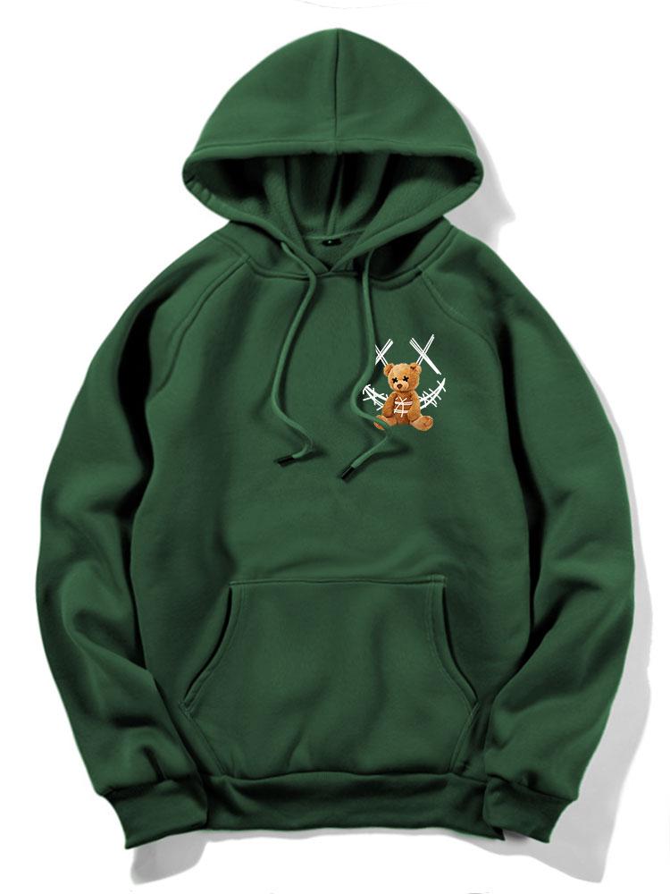 ALVARDE Smiley Bear Hoodie
