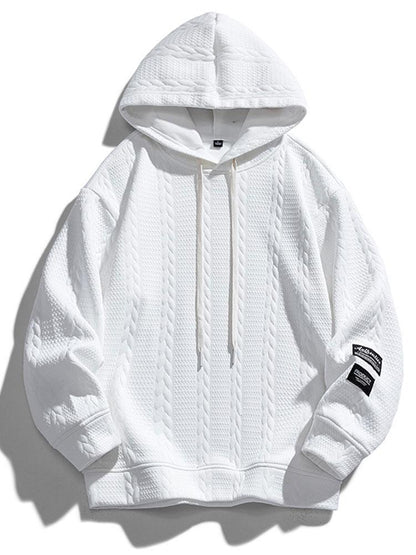 ALVARDE Wheat Jacquard Hoodie