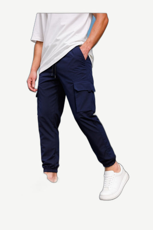 ALVARDE Jogger Lacivert Cargo Pantolon