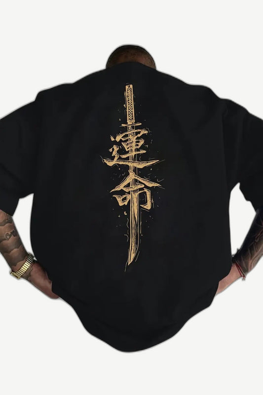 ALVARDE Oversize Baskılı Kısa Kollu T-Shirt