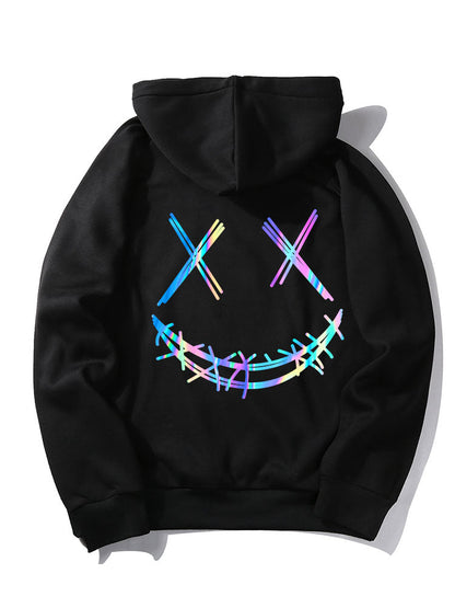 ALVARDE Gradient Smiley Hoodie