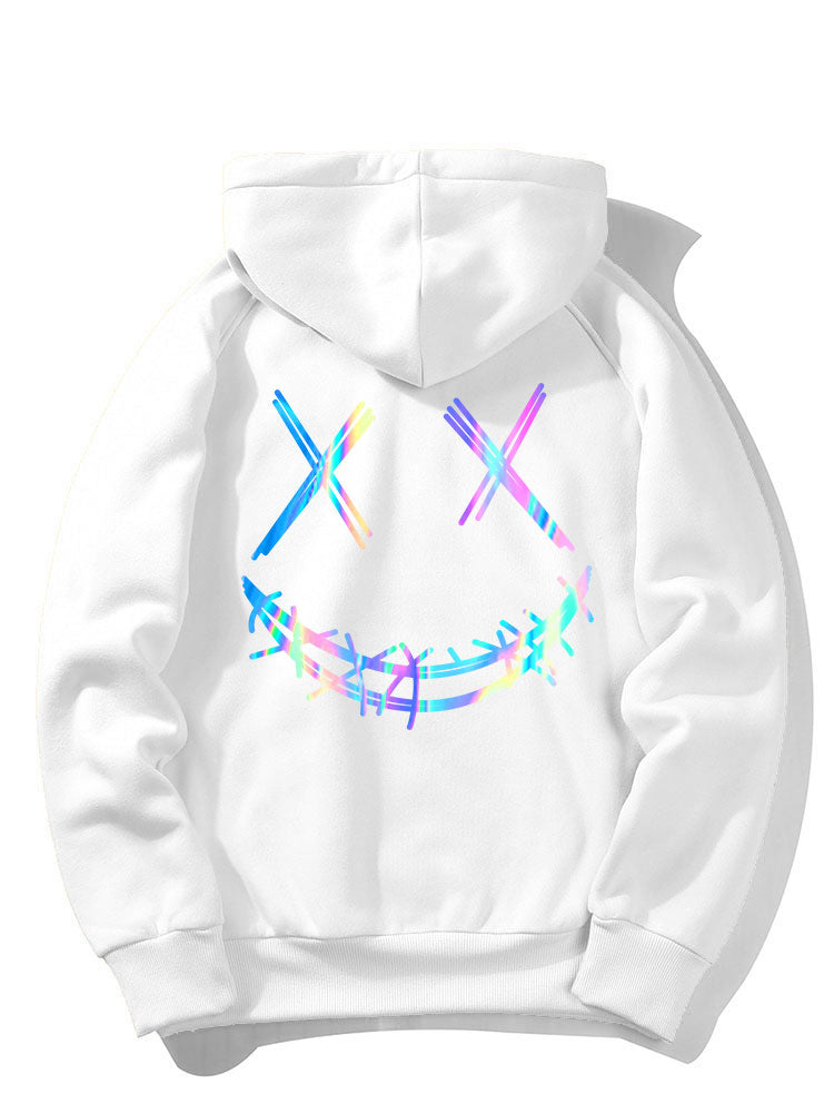 ALVARDE Gradient Smiley Hoodie