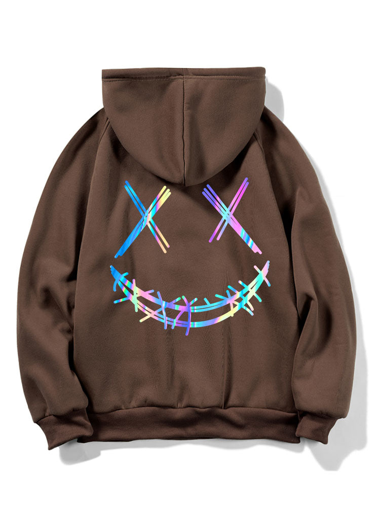 ALVARDE Gradient Smiley Hoodie