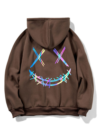 ALVARDE Gradient Smiley Hoodie