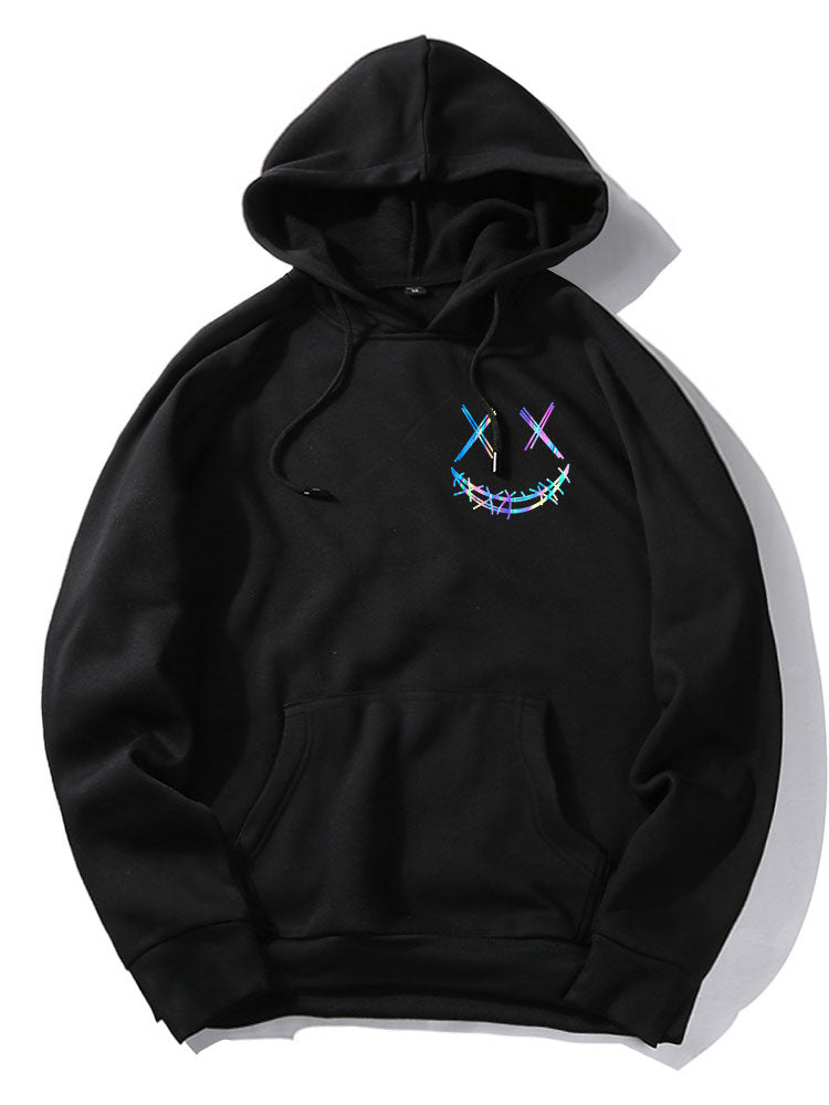 ALVARDE Gradient Smiley Hoodie