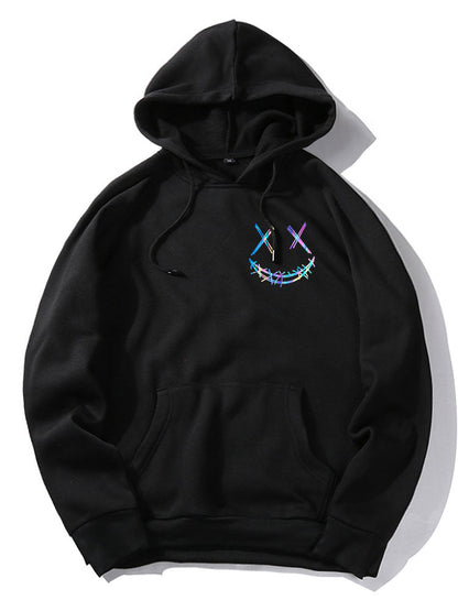 ALVARDE Gradient Smiley Hoodie
