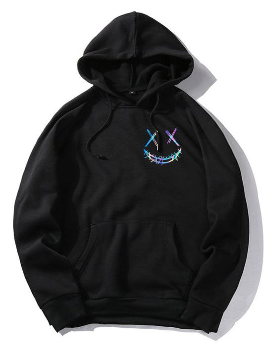 ALVARDE Gradient Smiley Hoodie