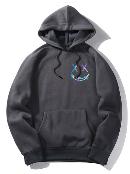 ALVARDE Gradient Smiley Hoodie