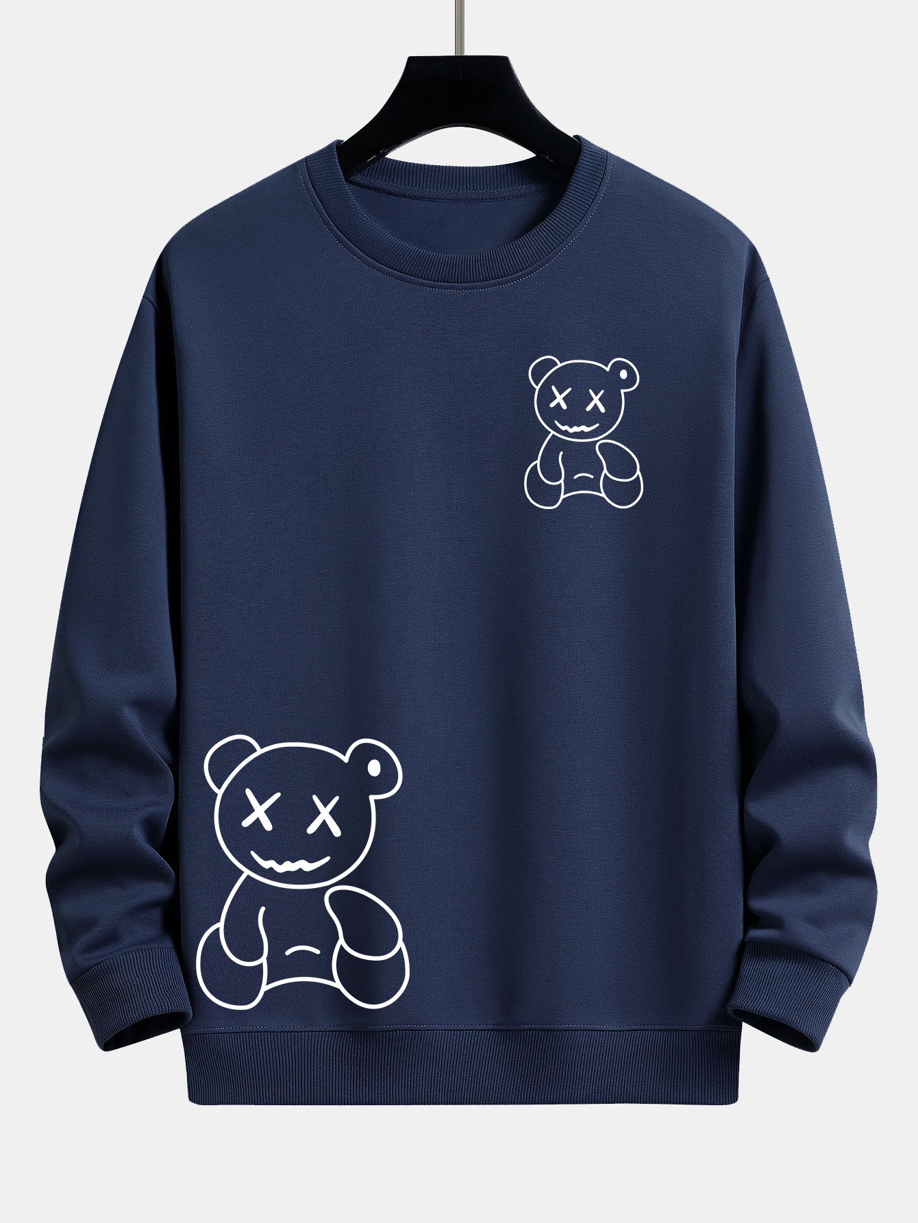 ALVARDE Bear Print Sweatshirt